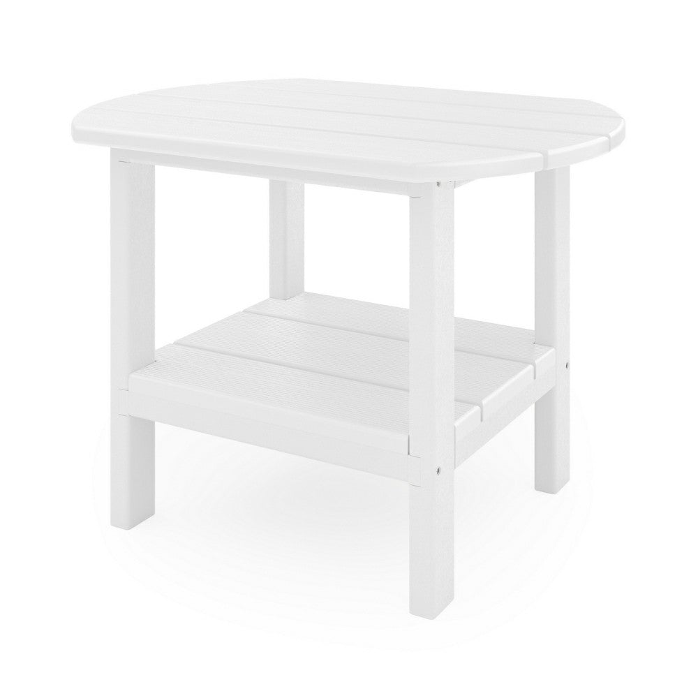 Plow & Hearth St. Simons Oval Side Table, 25"