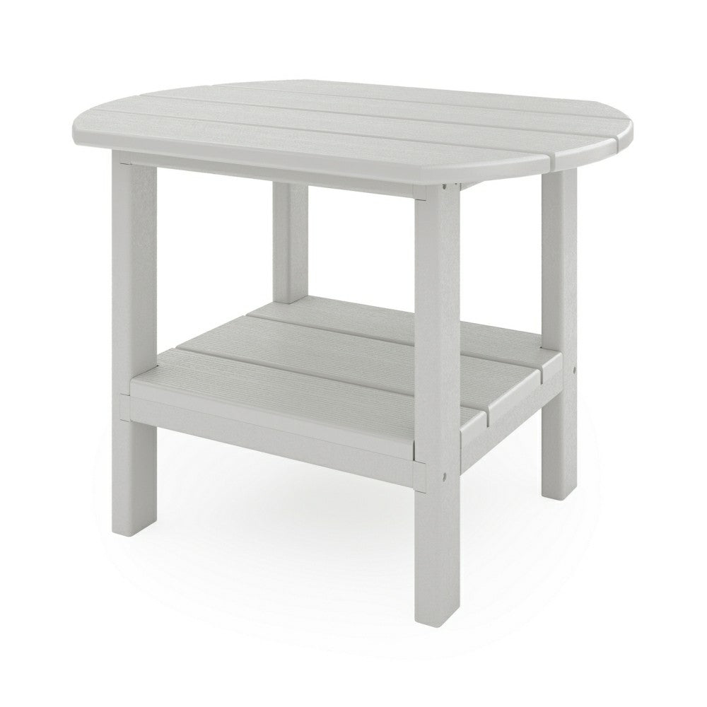 Plow & Hearth St. Simons Oval Side Table, 25"