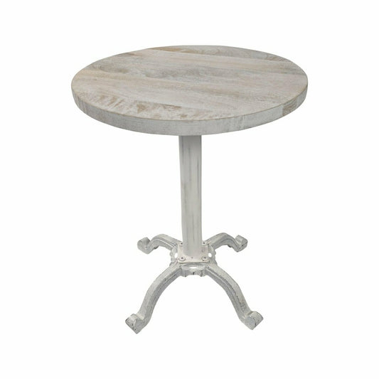 Plow & Hearth Colton Adjustable Vintage Table, Whitewash