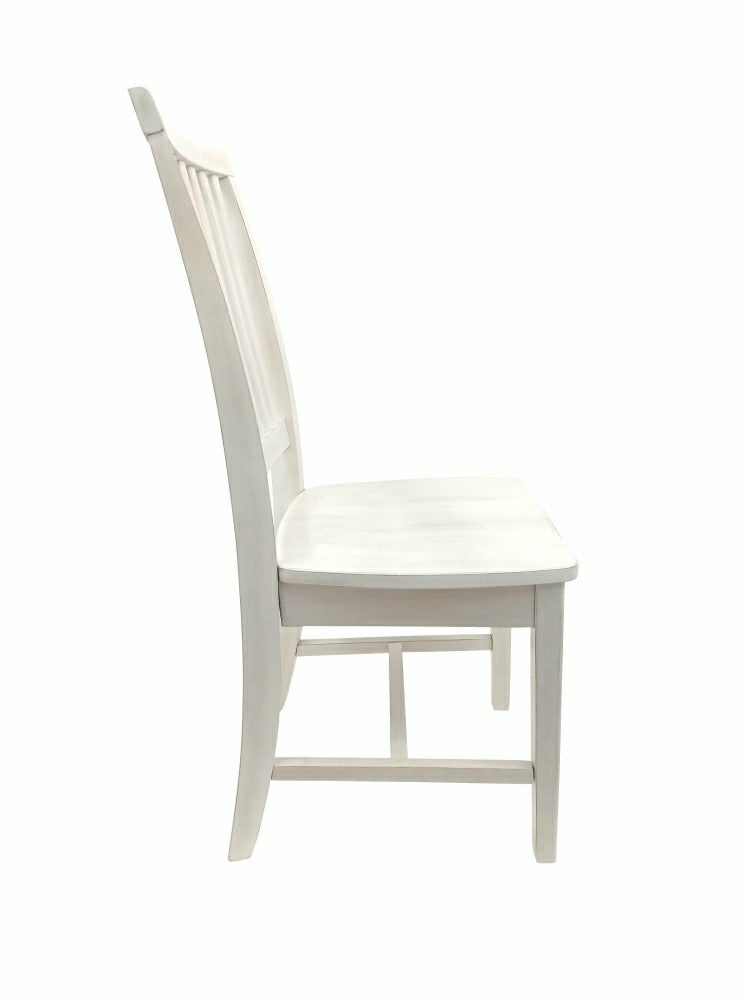 Plow & Hearth Hudson Dining Chair, Whitewash