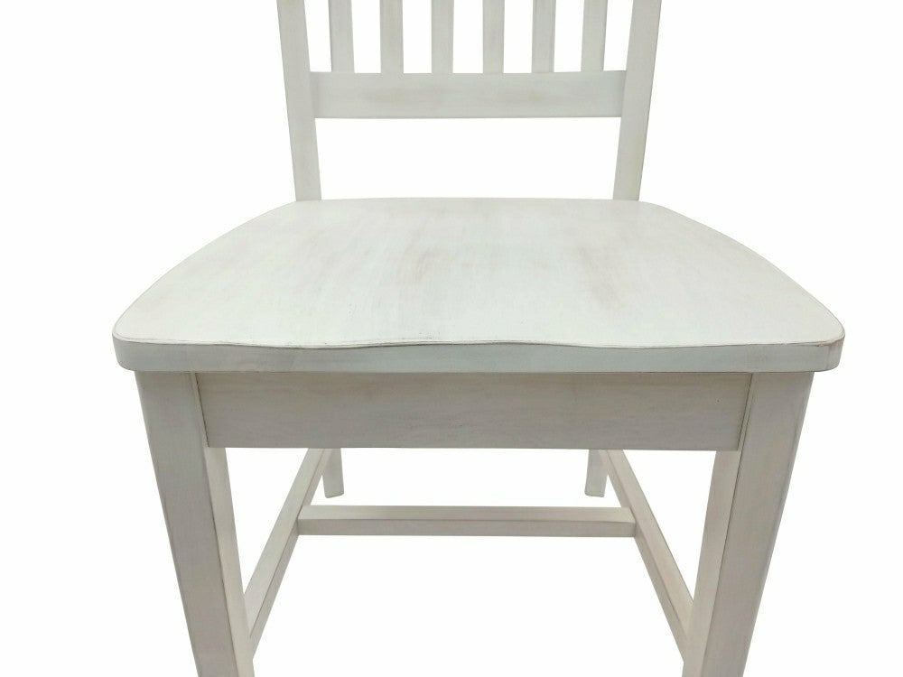 Plow & Hearth Hudson Dining Chair, Whitewash