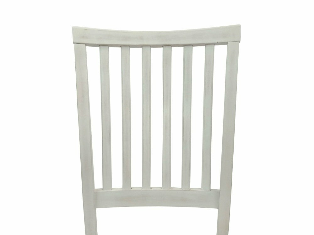 Plow & Hearth Hudson Dining Chair, Whitewash