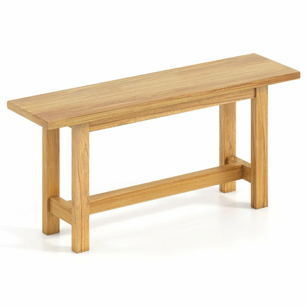 Plow & Hearth Outdoor Teak Wood Bench