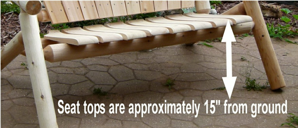 Plow & Hearth Durable Outdoor Wooden Bench