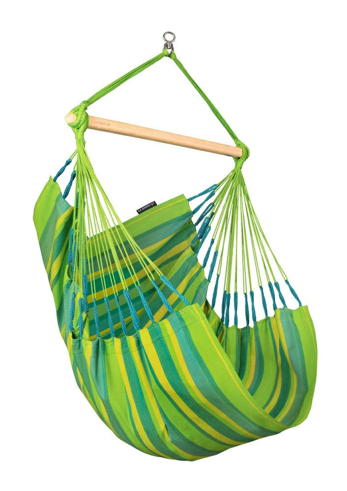 Plow & Hearth Domingo Lime - Weather-Resistant Basic Hammock Chair