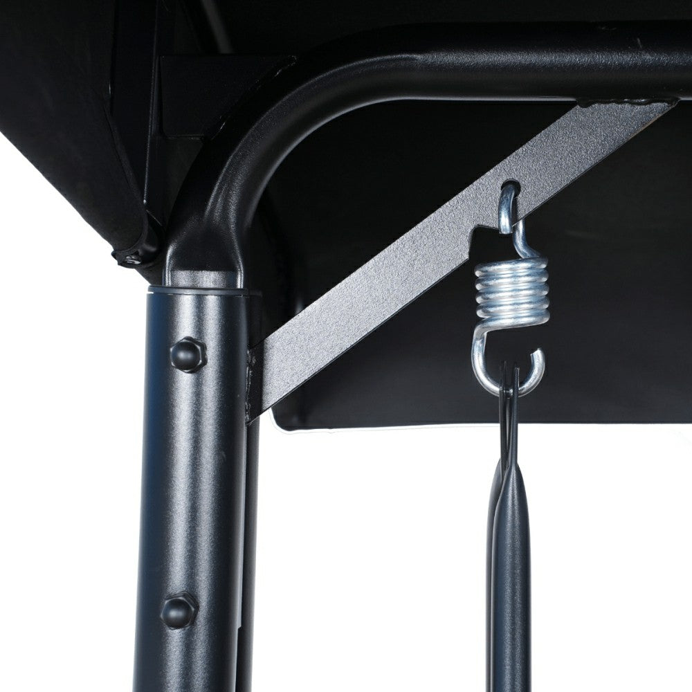 Plow & Hearth East Green Ramona Patio Swing with Canopy Stand