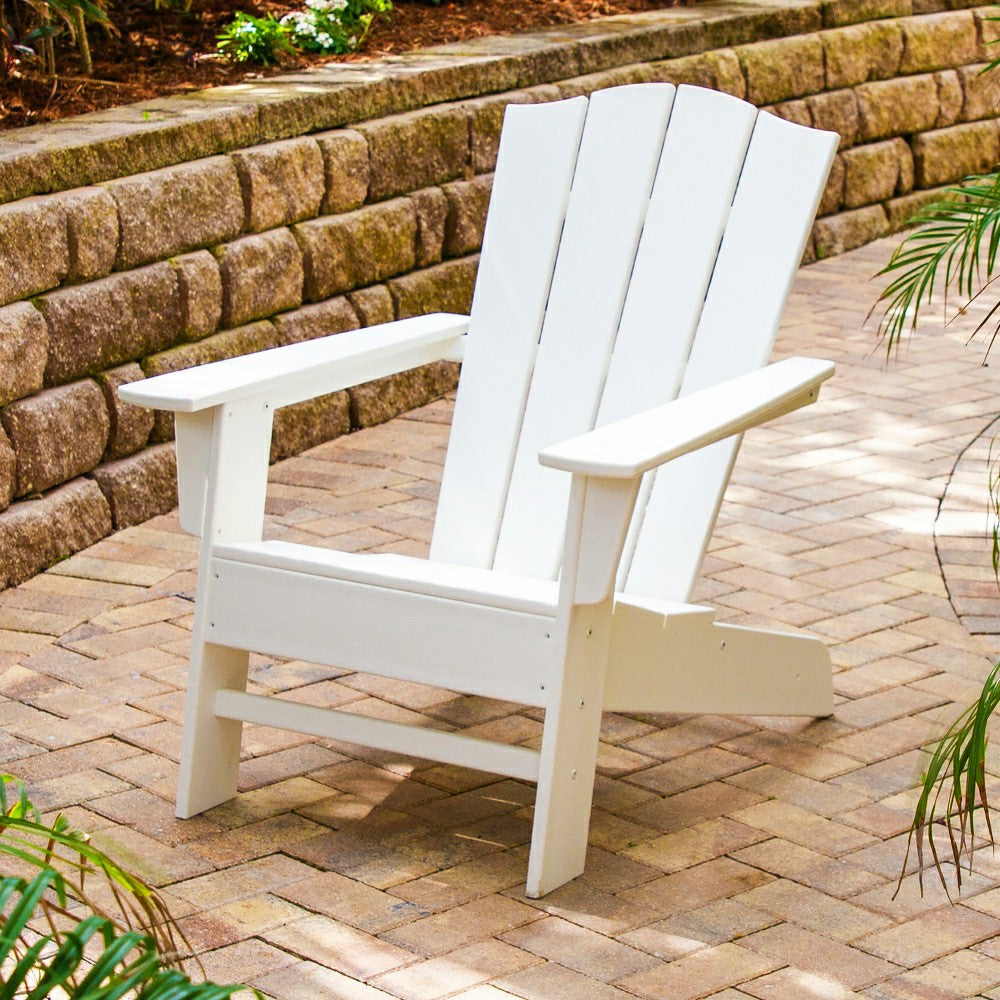 Plow & Hearth POLYWOOD® Wave Adirondack Chair