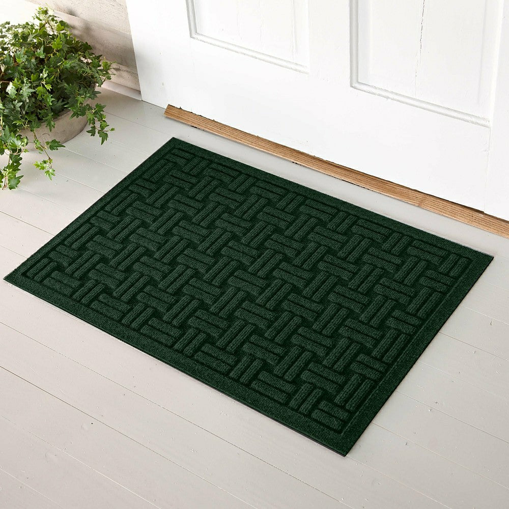 Plow & Hearth WaterHog® Basket Weave Doormat, 2' x 5'
