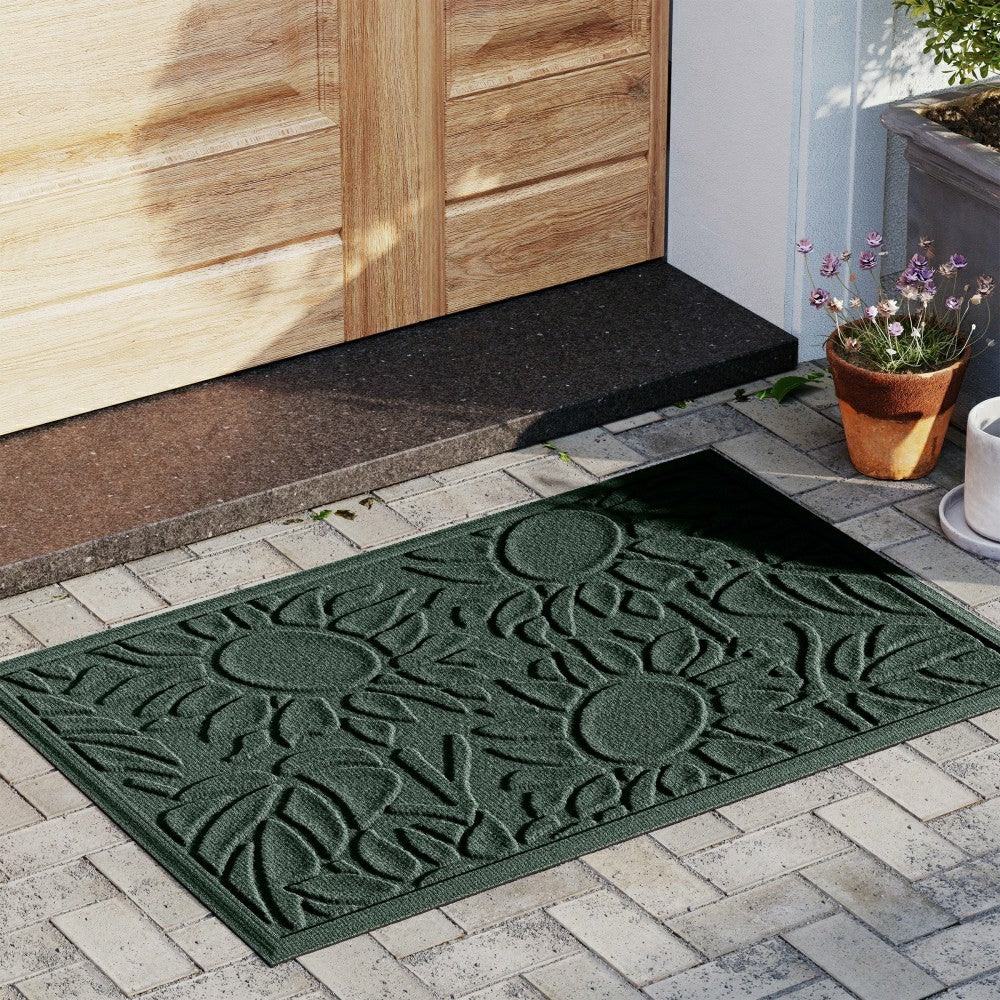 Plow & Hearth Sunshine Day Indoor/Outdoor Door Mat, 2'x3'