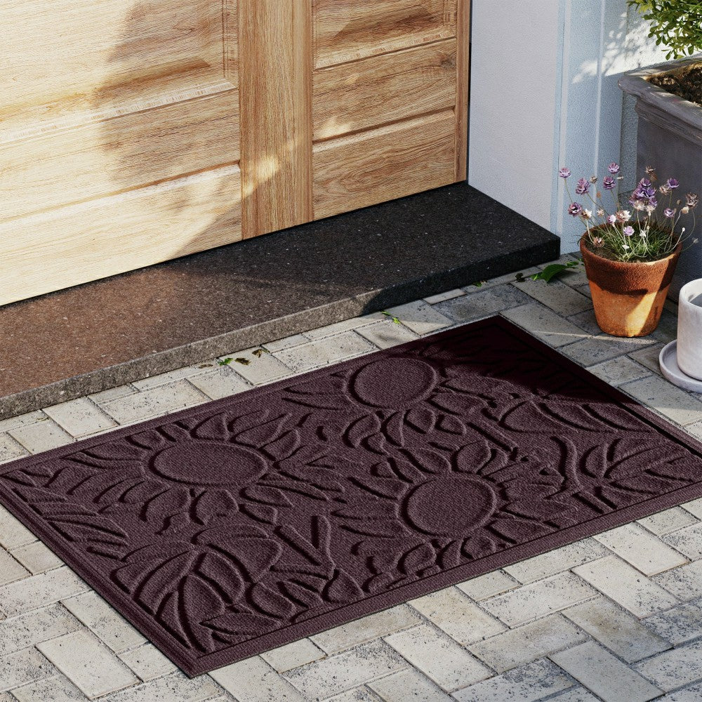 Plow & Hearth Sunshine Day Indoor/Outdoor Door Mat, 2'x3'