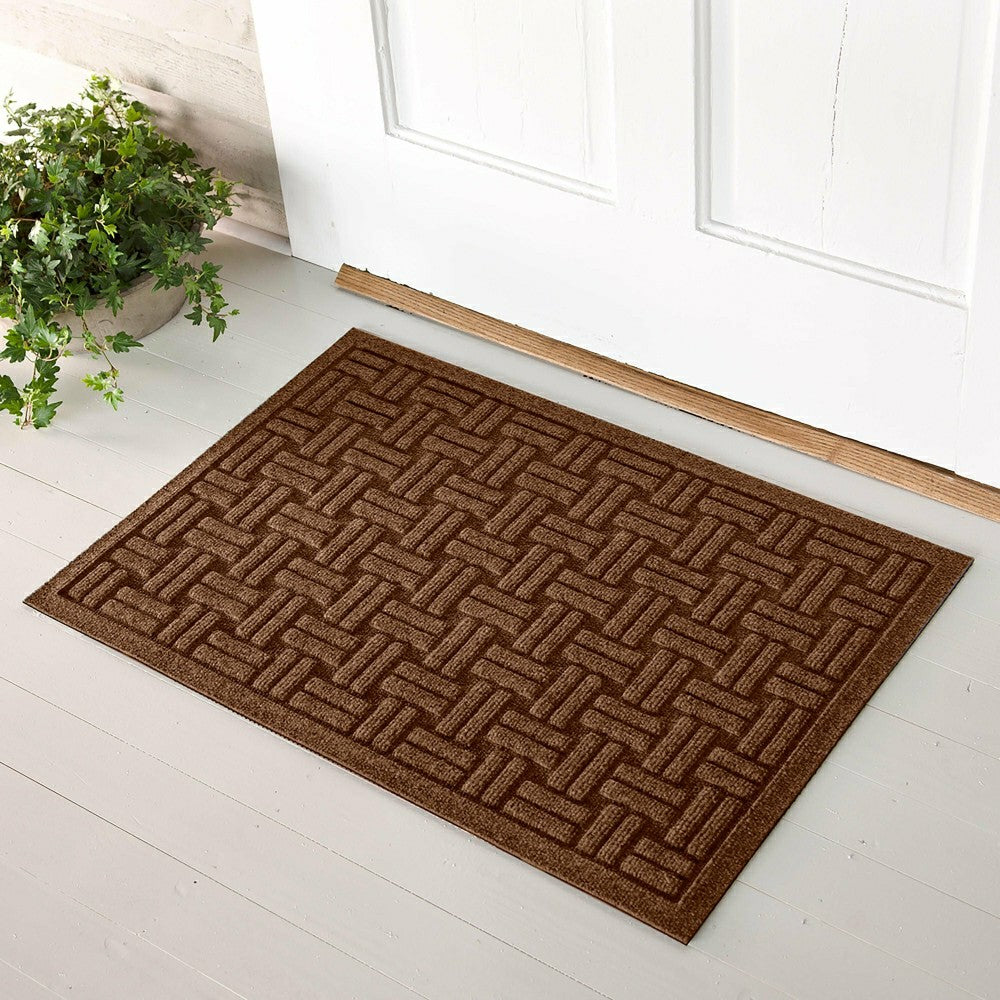 Plow & Hearth WaterHog® Basket Weave Doormat, 3' x 7'