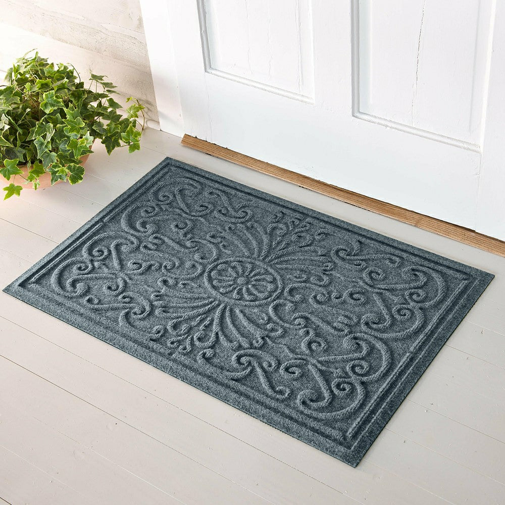 Plow & Hearth WaterHog® Garden Gate Doormat, 3' x 7'