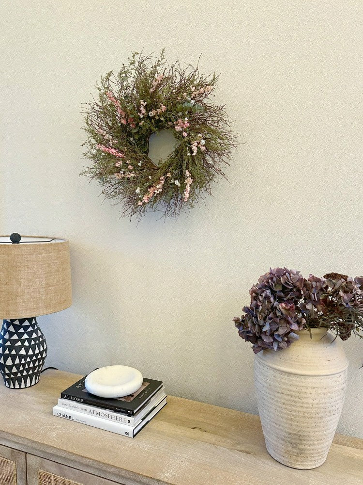 Plow & Hearth Eucalyptus and Sweet Annie Floral Dried Wreath