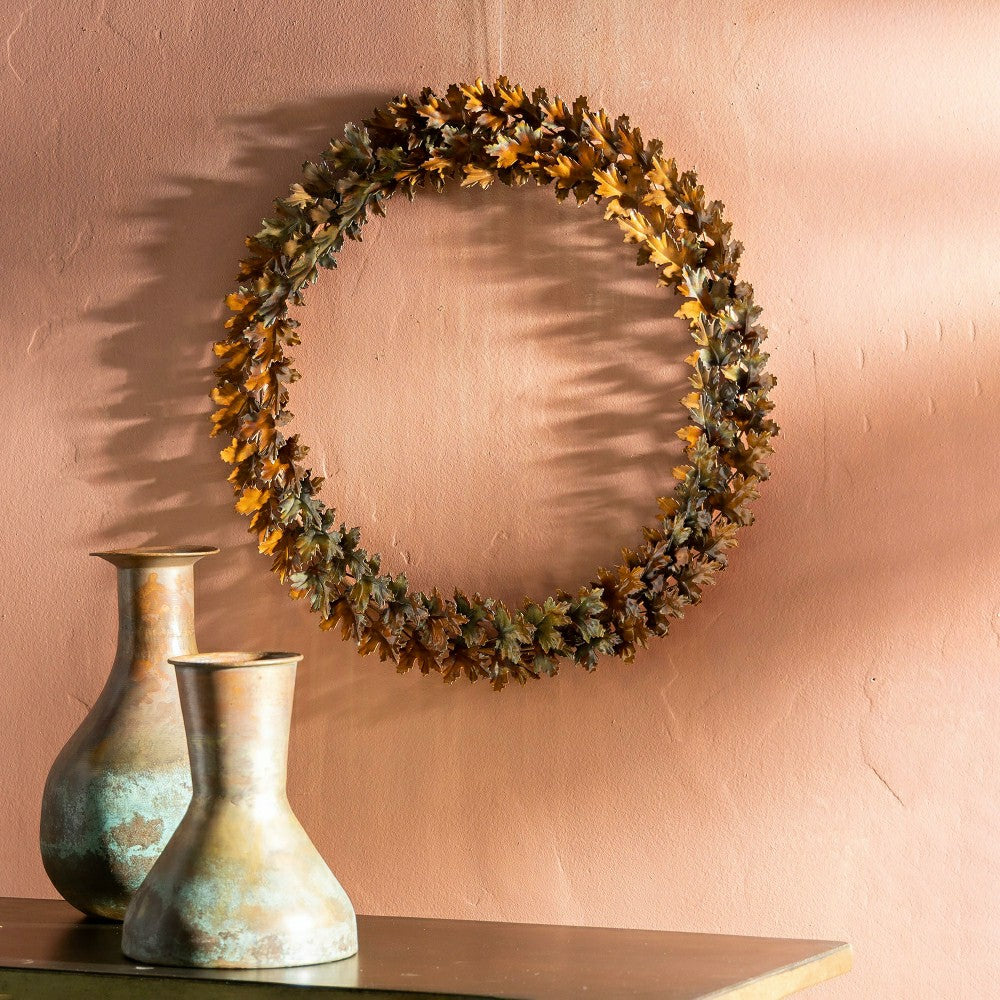 Plow & Hearth 18' FALL LEAF WREATH