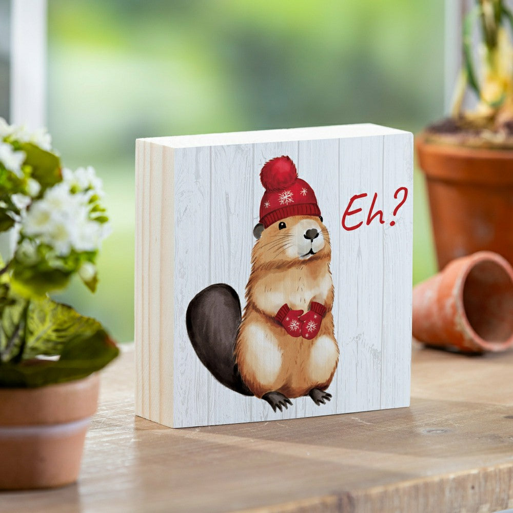 Plow & Hearth Canada Pride Mini Plock (6"x6”x1.9“)