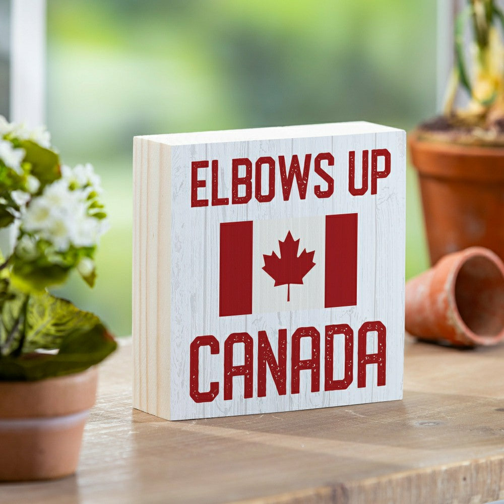 Plow & Hearth Canada Pride Mini Plock (6"x6”x1.9“)