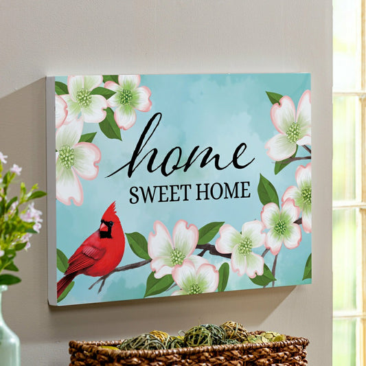 Plow & Hearth Pollinator Garden Indoor Wall Decor, Birds, 24" L x 16" H