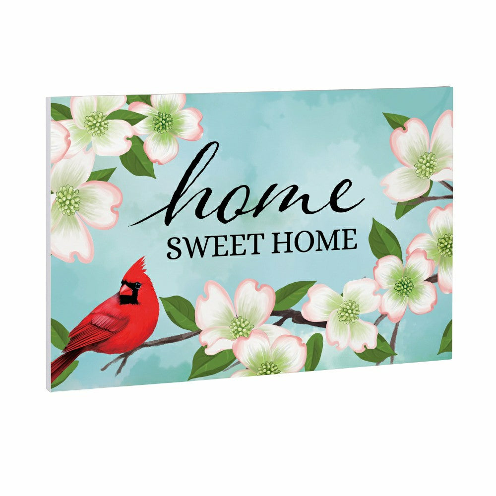 Plow & Hearth Pollinator Garden Indoor Wall Decor, Birds, 24" L x 16" H