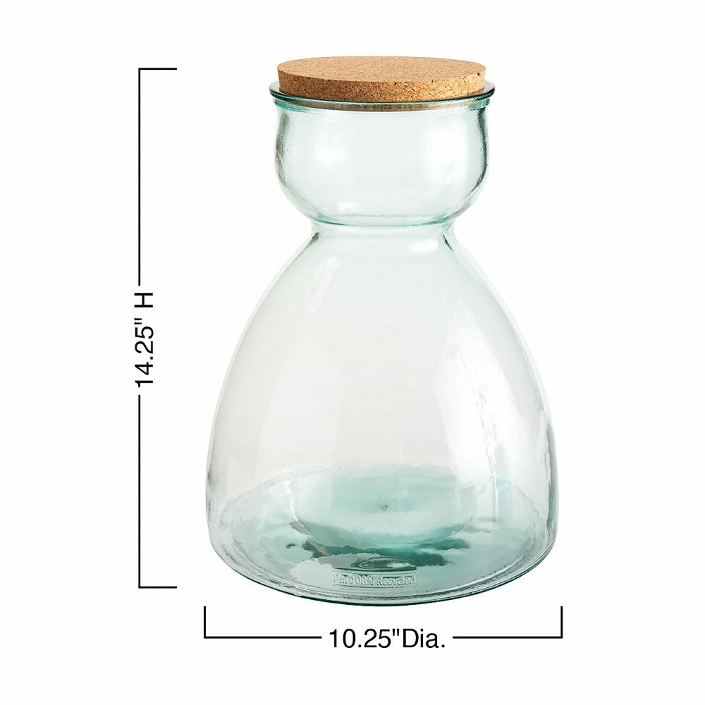 Plow & Hearth Tall Glass Terrarium
