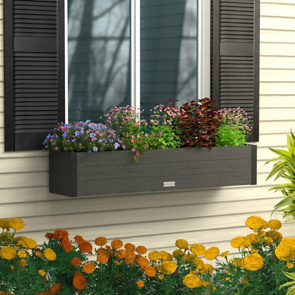 Plow & Hearth Horizon Charcoal Window Box