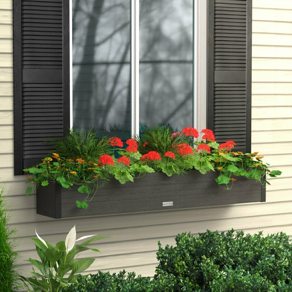Plow & Hearth Horizon Charcoal Window Box