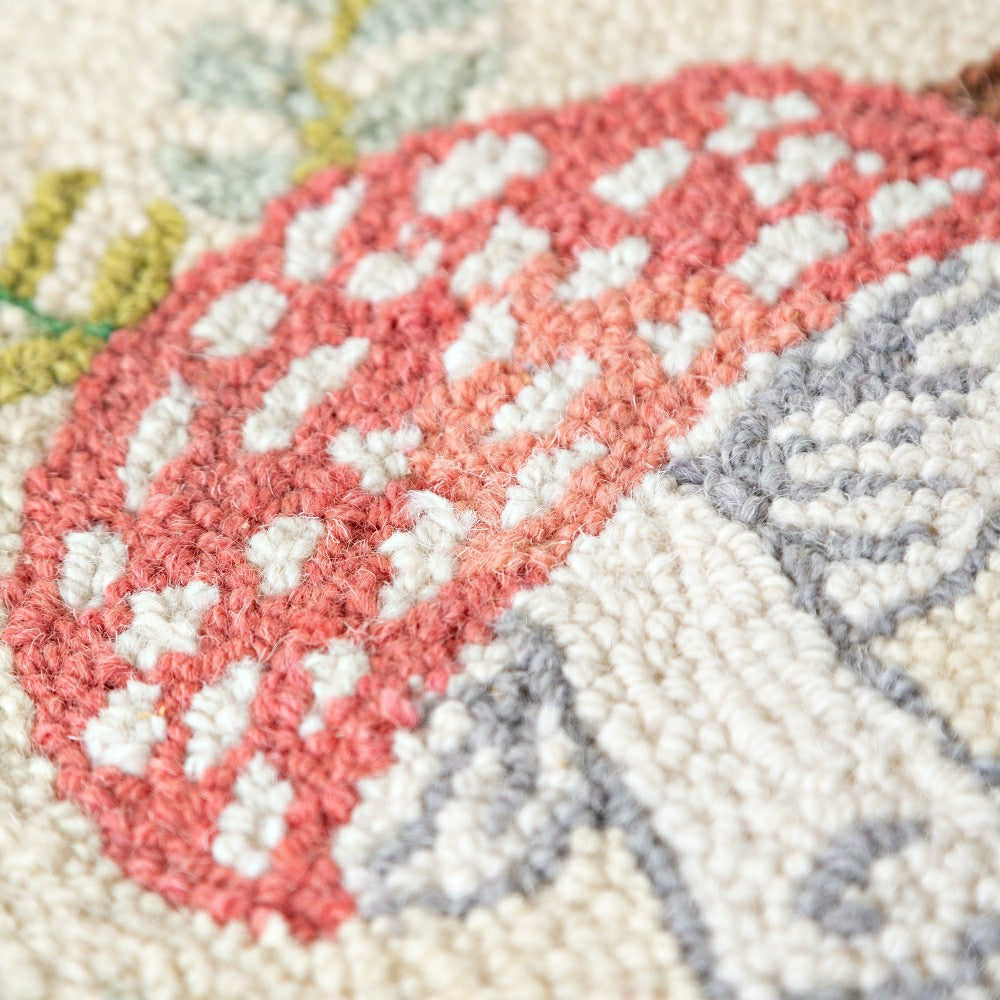 Plow & Hearth Mushroom & Fern Hook Pillow