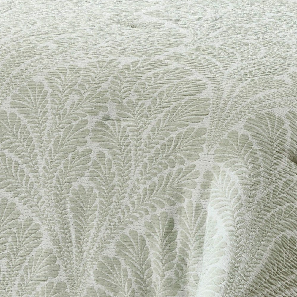 Plow & Hearth Willow Garden Restorative Gauze Jacquard Comforter Set