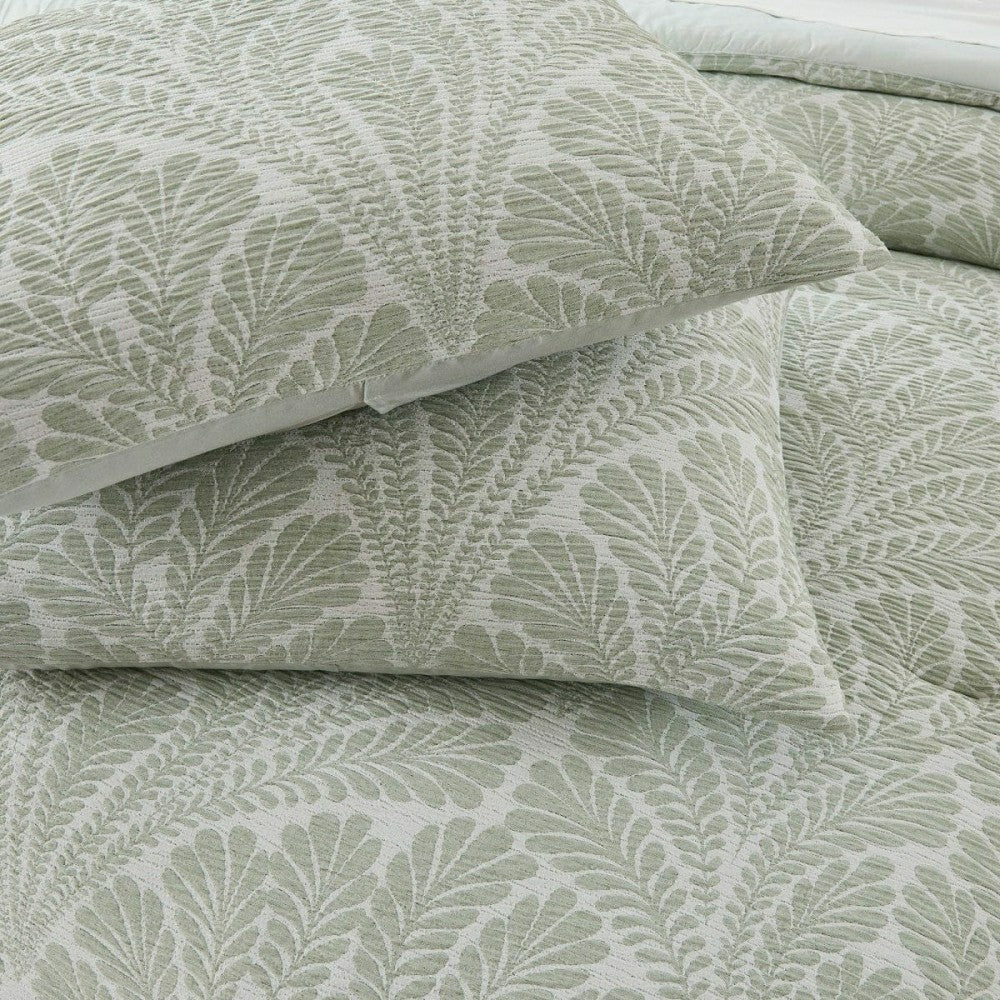 Plow & Hearth Willow Garden Restorative Gauze Jacquard Comforter Set