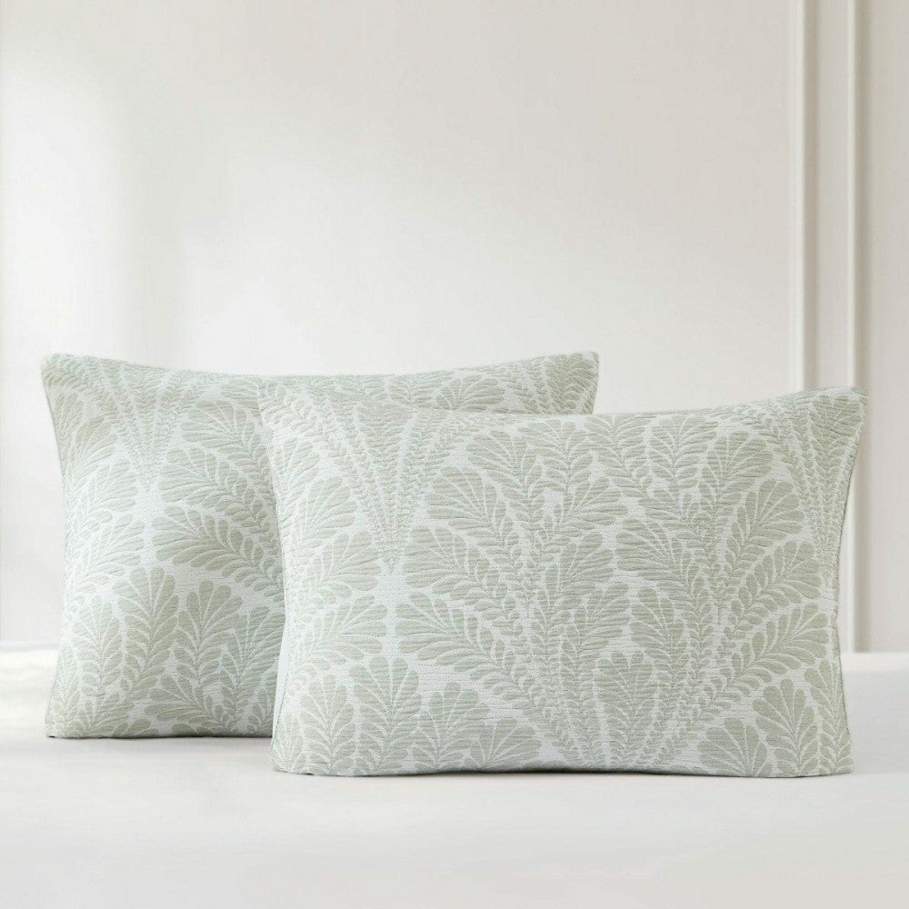 Plow & Hearth Willow Garden Restorative Gauze Jacquard Comforter Set