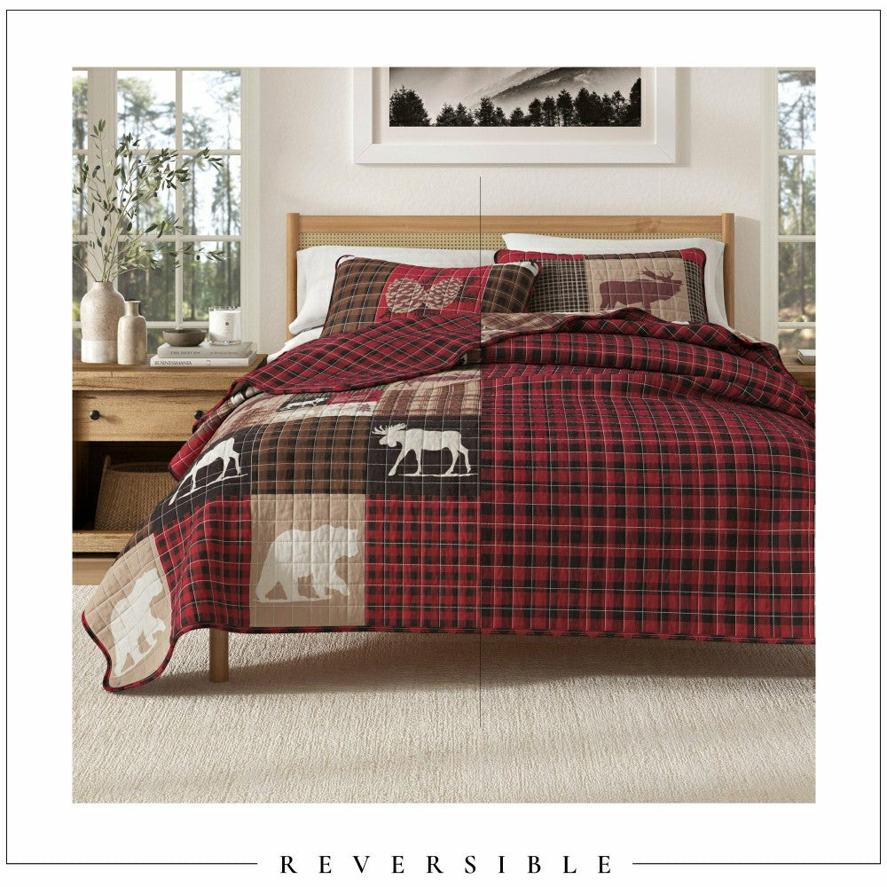 Plow & Hearth Rustic Landscape Quilt Set