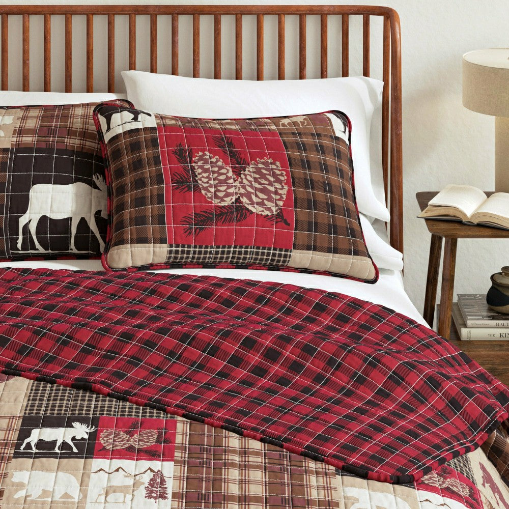 Plow & Hearth Rustic Landscape Quilt Set