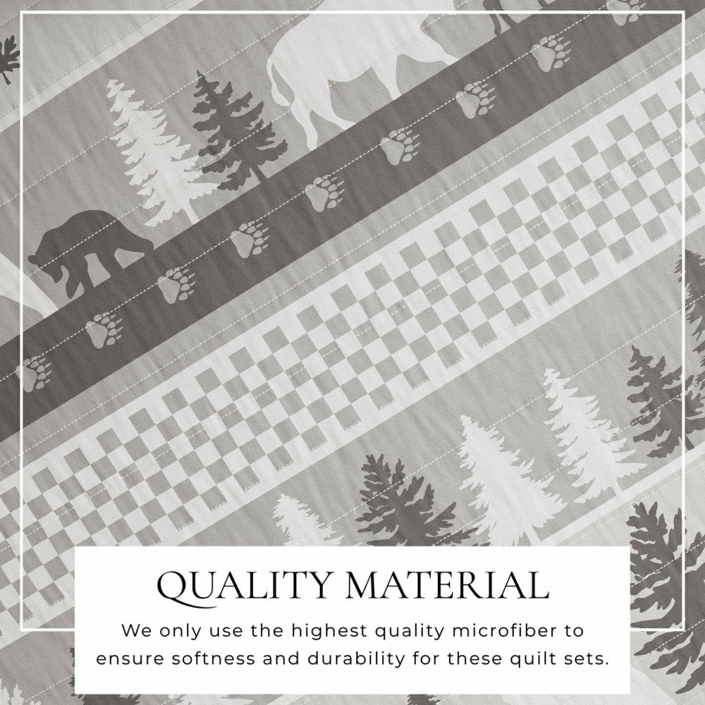 Plow & Hearth Rustic Landscape Quilt Set
