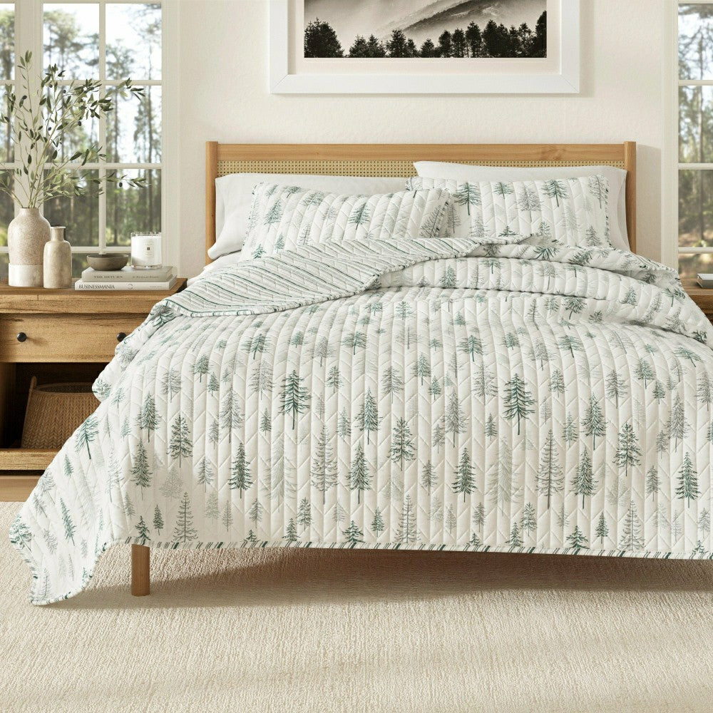 Plow & Hearth Rustic Landscape Quilt Set