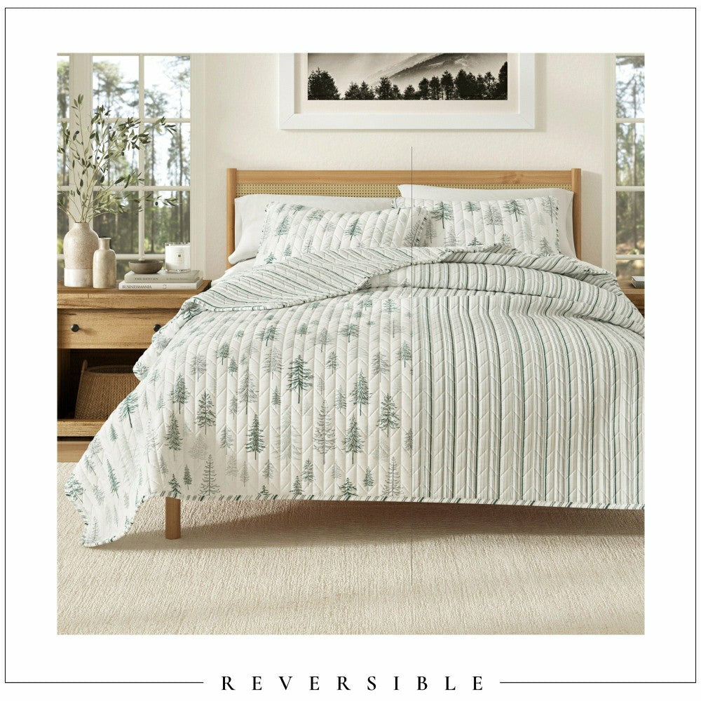 Plow & Hearth Rustic Landscape Quilt Set
