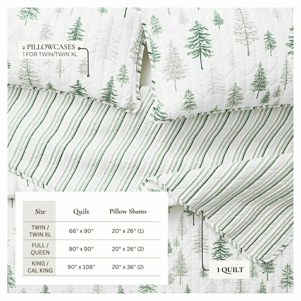 Plow & Hearth Rustic Landscape Quilt Set
