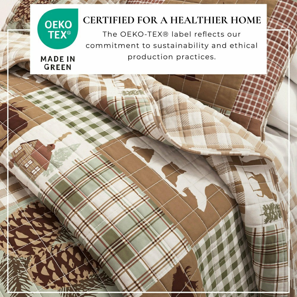 Plow & Hearth Rustic Landscape Quilt Set