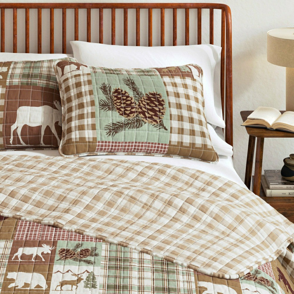 Plow & Hearth Rustic Landscape Quilt Set