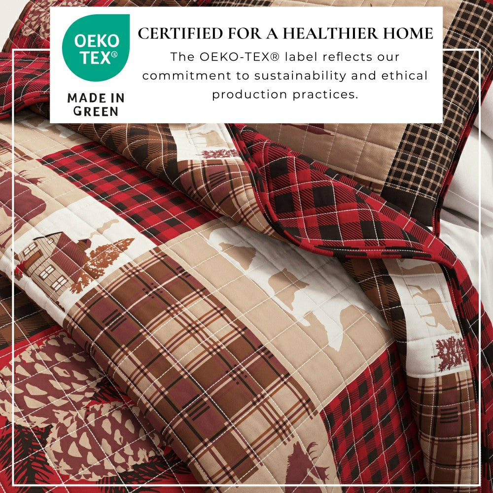 Plow & Hearth Rustic Landscape Quilt Set