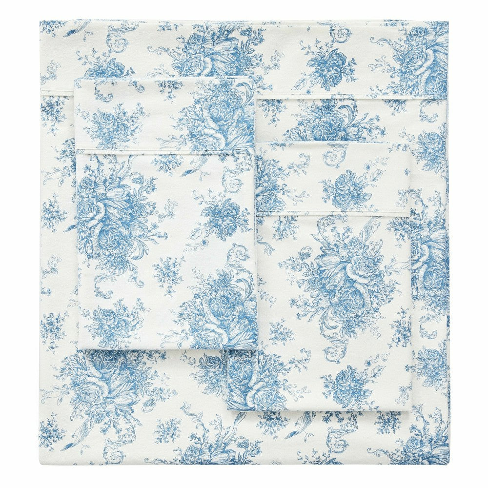 Plow & Hearth Petit Toile Flannel Sheet Sets