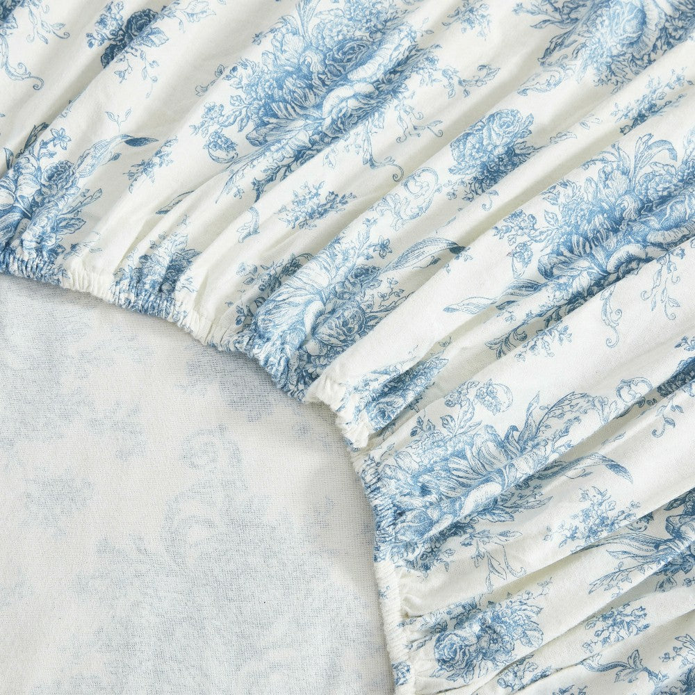 Plow & Hearth Petit Toile Flannel Sheet Sets