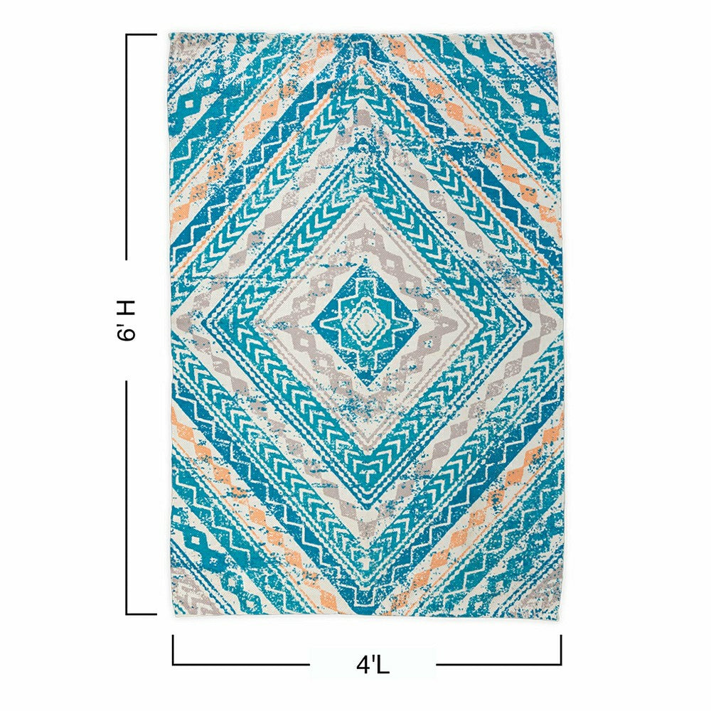 Plow & Hearth Printed Indoor/Outdoor Rug