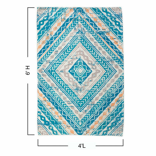 Plow & Hearth Printed Indoor/Outdoor Rug
