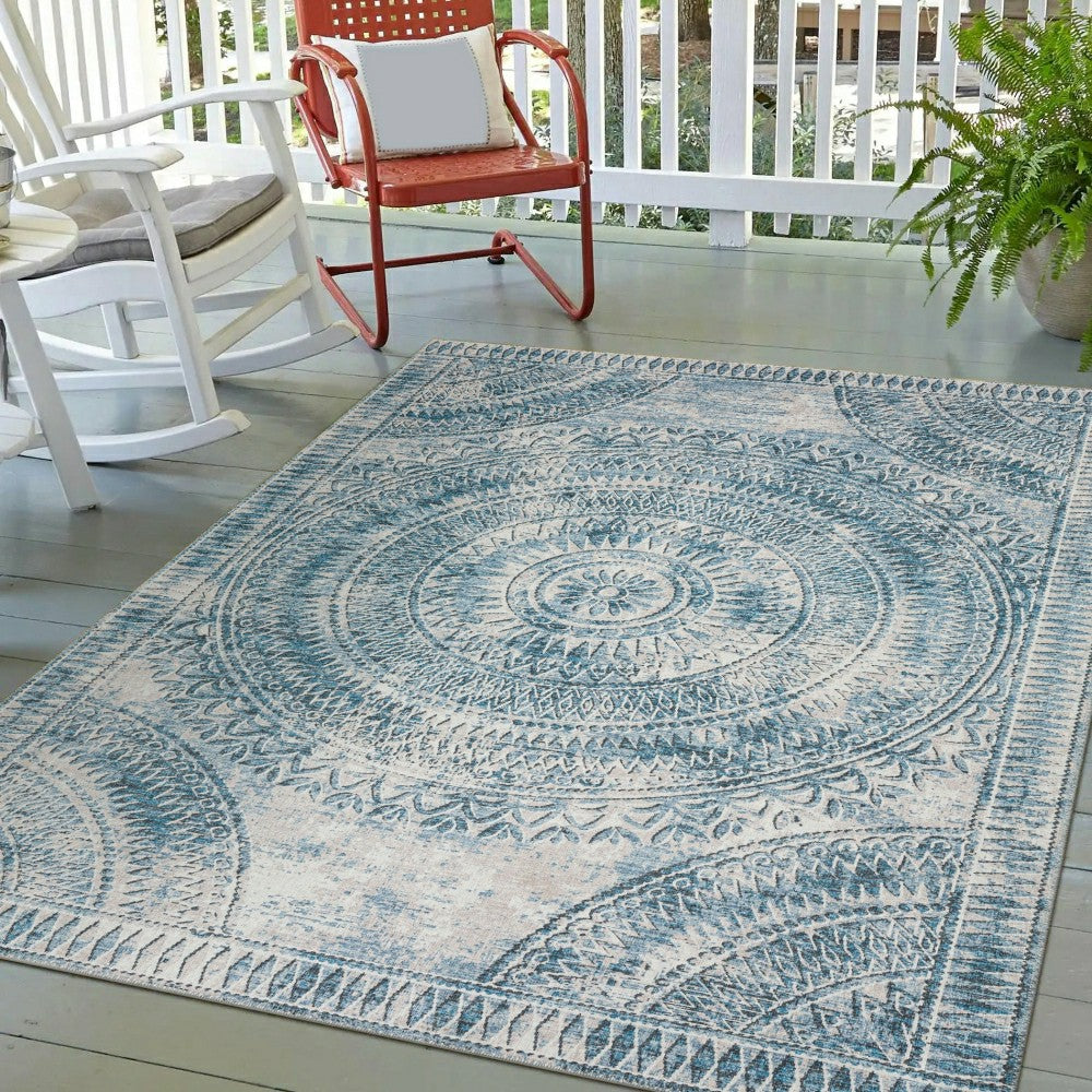 Plow & Hearth Sedona Arch Patterned Polyester Area Rug