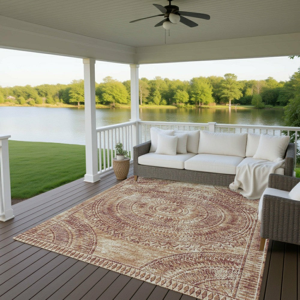Plow & Hearth Sedona Arch Patterned Polyester Area Rug