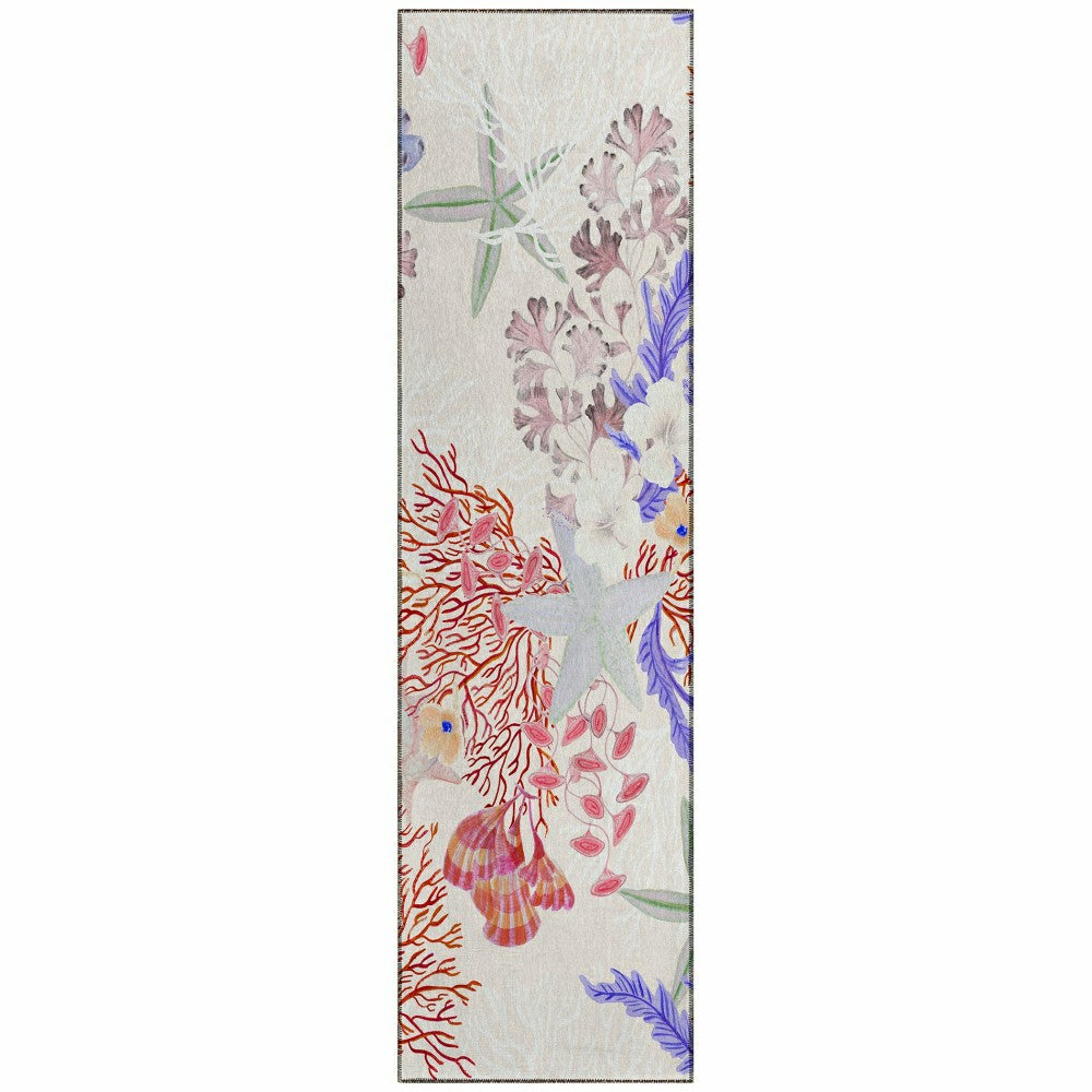 Plow & Hearth Seabreeze Reef Polyester Area Rug