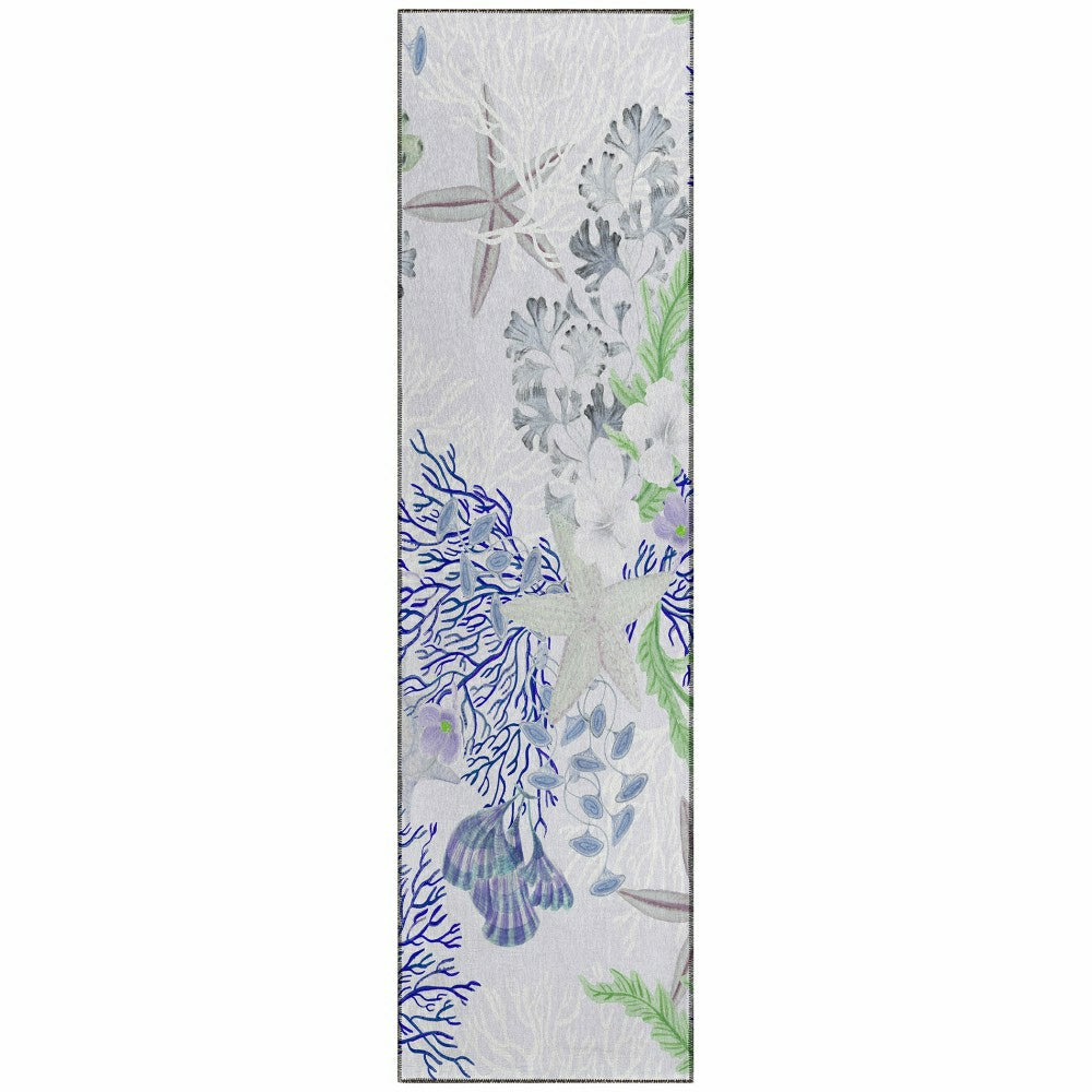 Plow & Hearth Seabreeze Reef Polyester Area Rug