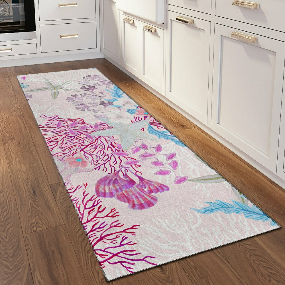Plow & Hearth Seabreeze Reef Polyester Area Rug