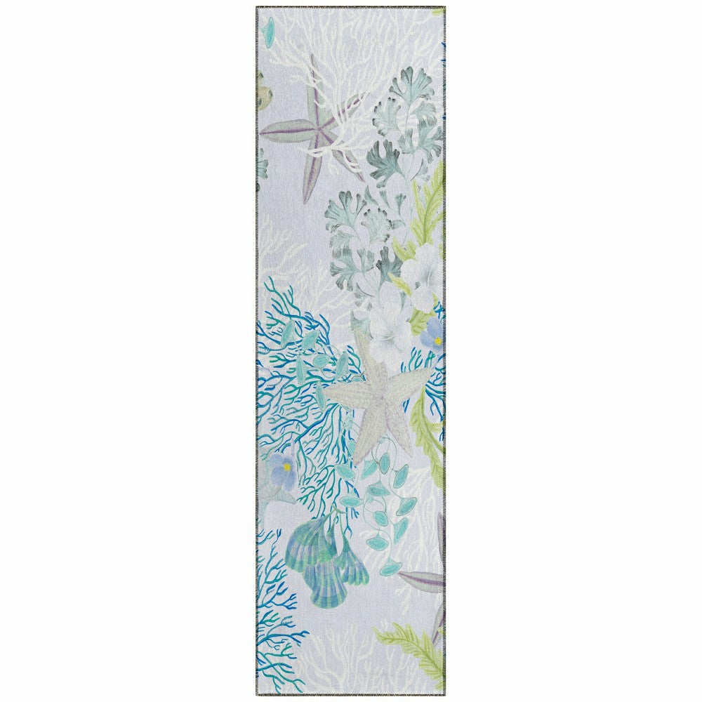 Plow & Hearth Seabreeze Reef Polyester Area Rug