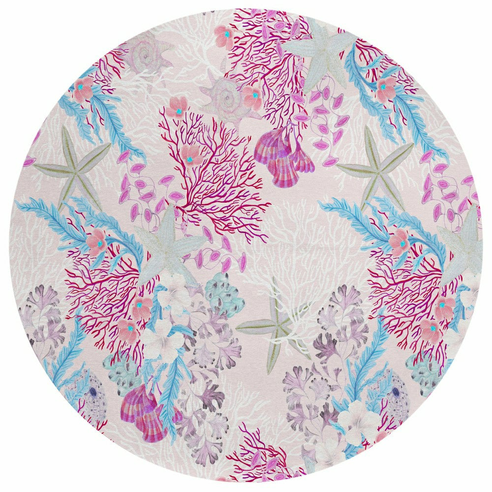 Plow & Hearth Seabreeze Reef Polyester Area Rug