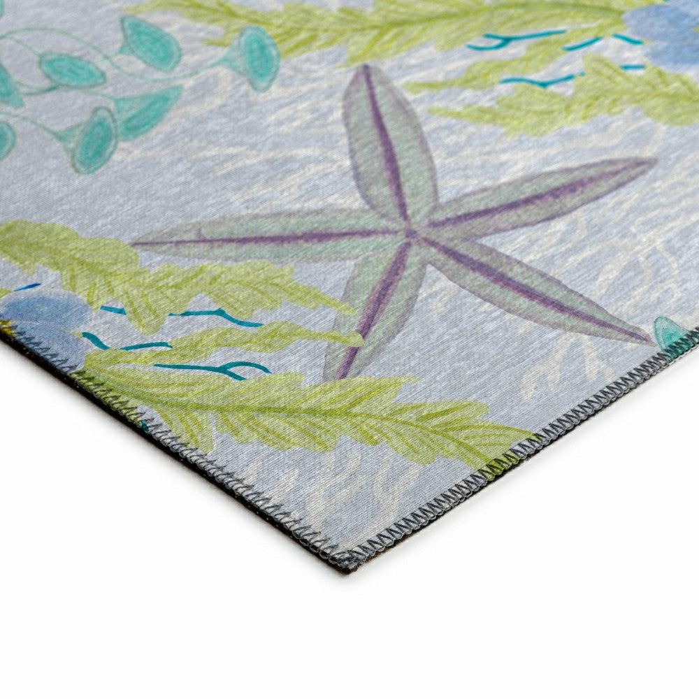 Plow & Hearth Seabreeze Reef Polyester Area Rug